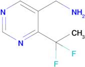 (4-(1,1-Difluoroethyl)pyrimidin-5-yl)methanamine