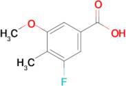 3-Fluoro-5-methoxy-4-methylbenzoic acid