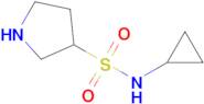 N-cyclopropylpyrrolidine-3-sulfonamide