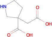 3-(Carboxymethyl)pyrrolidine-3-carboxylic acid