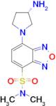 (S)-7-(3-aminopyrrolidin-1-yl)-N,N-dimethylbenzo[c][1,2,5]oxadiazole-4-sulfonamide