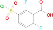 3-(Chlorosulfonyl)-2,6-difluorobenzoic acid