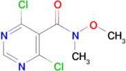 4,6-Dichloro-N-methoxy-N-methylpyrimidine-5-carboxamide