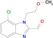 7-Chloro-1-(2-methoxyethyl)-1H-benzo[d]imidazole-2-carbaldehyde