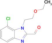 7-Chloro-1-(2-ethoxyethyl)-1H-benzo[d]imidazole-2-carbaldehyde