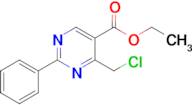 Ethyl 4-(chloromethyl)-2-phenylpyrimidine-5-carboxylate