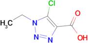 5-Chloro-1-ethyl-1H-1,2,3-triazole-4-carboxylic acid