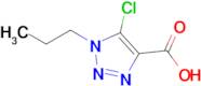 5-Chloro-1-propyl-1H-1,2,3-triazole-4-carboxylic acid