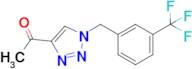 1-(1-(3-(Trifluoromethyl)benzyl)-1H-1,2,3-triazol-4-yl)ethan-1-one