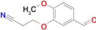 3-(5-Formyl-2-methoxyphenoxy)propanenitrile