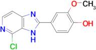 4-(4-Chloro-3H-imidazo[4,5-c]pyridin-2-yl)-2-methoxyphenol