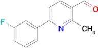 6-(3-Fluorophenyl)-2-methylnicotinaldehyde