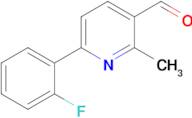 6-(2-Fluorophenyl)-2-methylnicotinaldehyde