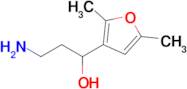 3-Amino-1-(2,5-dimethylfuran-3-yl)propan-1-ol