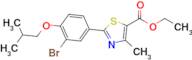 Ethyl 2-(3-bromo-4-isobutoxyphenyl)-4-methylthiazole-5-carboxylate