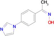 (Z)-1-(4-(1H-imidazol-1-yl)phenyl)ethan-1-one oxime