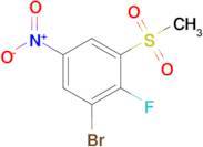 1-Bromo-2-fluoro-3-(methylsulfonyl)-5-nitrobenzene