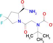 (S)-tert-butyl(2-(2-carbamoyl-4,4-difluoropyrrolidin-1-yl)-2-oxoethyl)carbamate