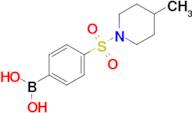 (4-((4-Methylpiperidin-1-yl)sulfonyl)phenyl)boronic acid