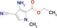 Ethyl 3-amino-4-cyano-1-methyl-1H-pyrrole-2-carboxylate