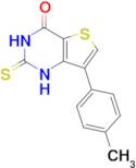 7-(4-methylphenyl)-2-sulfanylidene-1H,2H,3H,4H-thieno[3,2-d]pyrimidin-4-one