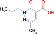 6-Methyl-3-oxo-2-propyl-2,3-dihydropyridazine-4-carboxylic acid