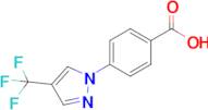 4-(4-(Trifluoromethyl)-1H-pyrazol-1-yl)benzoic acid