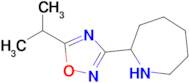 3-(Azepan-2-yl)-5-isopropyl-1,2,4-oxadiazole