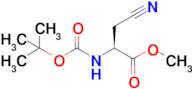 Methyl (S)-2-((tert-butoxycarbonyl)amino)-3-cyanopropanoate