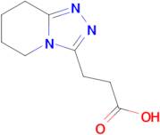 3-(5,6,7,8-Tetrahydro-[1,2,4]triazolo[4,3-a]pyridin-3-yl)propanoic acid