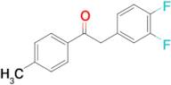 2-(3,4-Difluorophenyl)-1-(p-tolyl)ethan-1-one