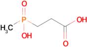 3-(Hydroxy(methyl)phosphoryl)propanoic acid