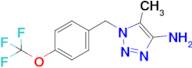 5-Methyl-1-(4-(trifluoromethoxy)benzyl)-1H-1,2,3-triazol-4-amine