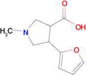 4-(Furan-2-yl)-1-methylpyrrolidine-3-carboxylic acid