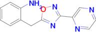 2-((3-(Pyrazin-2-yl)-1,2,4-oxadiazol-5-yl)methyl)aniline