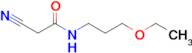 2-Cyano-N-(3-ethoxypropyl)acetamide