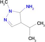 1-methyl-4-(propan-2-yl)-4,5-dihydro-1H-pyrazol-5-amine