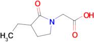 2-(3-Ethyl-2-oxopyrrolidin-1-yl)acetic acid