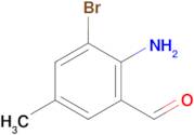 2-Amino-3-bromo-5-methylbenzaldehyde