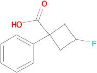 3-Fluoro-1-phenylcyclobutane-1-carboxylic acid