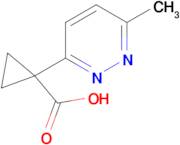 1-(6-Methylpyridazin-3-yl)cyclopropane-1-carboxylic acid