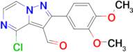 4-Chloro-2-(3,4-dimethoxyphenyl)pyrazolo[1,5-a]pyrazine-3-carbaldehyde