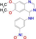 6,7-Dimethoxy-N-(3-nitrophenyl)quinazolin-4-amine