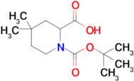 1-(Tert-butoxycarbonyl)-4,4-dimethylpiperidine-2-carboxylic acid