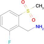 (2-Fluoro-6-(methylsulfonyl)phenyl)methanamine