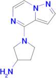 1-(Pyrazolo[1,5-a]pyrazin-4-yl)pyrrolidin-3-amine