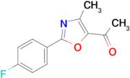 1-(2-(4-Fluorophenyl)-4-methyloxazol-5-yl)ethan-1-one