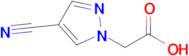 2-(4-Cyano-1H-pyrazol-1-yl)acetic acid