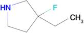 3-Ethyl-3-fluoropyrrolidine