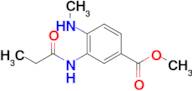 Methyl 4-(methylamino)-3-propionamidobenzoate